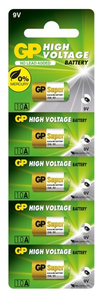 GP  A 10 Alkaline battery 9V remote /5br./pack price for 1 pc. /