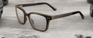 Computer glasses GUNNAR Muir Ebony (wood),  Clear Pro