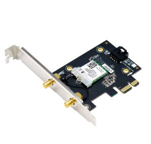 ASUS PCE-AX1800 Dual-Band WiFi 6 802.11ax Bluetooth 5.2 PCIe Adapter