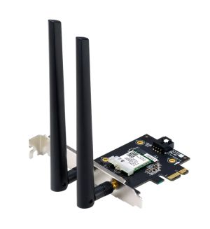 Адаптер Asus PCI-E Adapter, PCE-AX1800, AX1800, Dual-Band, Bluetooth 5.2, WPA3, OFDMA, MU-MIMO