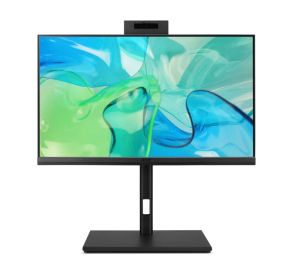 Настолен компютър - всичко в едно Acer Veriton VZ4724GT, AiO 23.8 FHD IPS, Intel Core i5-14400( up to 4.70GHz, 20MB), 16GB DDR5(max.64GB), 512GB SSD+(M.2 slot free),8x DVD, Intel UHD Graphics, GLAN & TPM 2.0, 135W AC, IR cam Shutter, Kbd & Mouse Wireless,