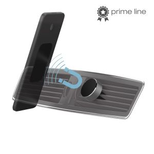 Магнитна стойка за кола за  телефон HAMA Magnetic Aluminium, Черен