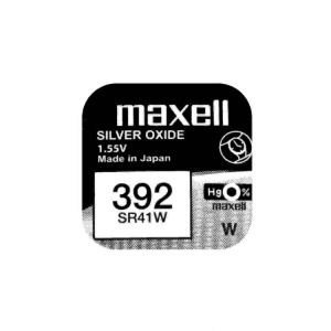 Baterie buton argintie MAXELL SR41 SW /384/ AG3 1.55V