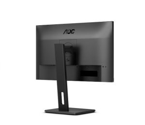 Монитор AOC 24E3QAF, 23.8" IPS WLED, 1920x1080@75Hz, 4ms GtG, 300cd m/2, 1000:1, 20M:1 DCR, Adaptive Sync, FlickerFree, Low Blue Light, 2Wx2, Tilt, Height Adjust, Pivot, Swivel, D-SUB, HDMI, DP