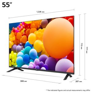 Телевизор LG 55UT73003LA, 55" 4K UltraHD TV 4K (3840 x 2160), DVB-T2/C/S2, webOS 24 Smart TV, ThinQ AI, Alpha 5 AI 4K Gen7, WiFi, HDR10, ALLM/HGiG, AI Upscaling, AI Sound(Virtual 9.1.2 Up-mix), AirPlay, Quick Card, HDMI eARC, CI, LAN, USB, Bluetooth, 2 Po