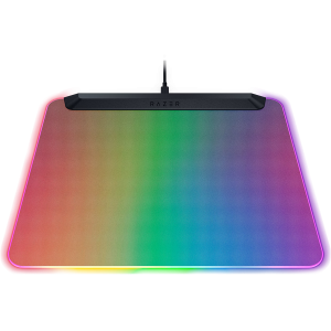 Razer Firefly V2 Pro, Fully Illuminated RGB Gaming Mouse Mat, Edge-to-Edge Backlit Design, 15-Zone Chroma Lighting, Integrated USB 2.0 Port