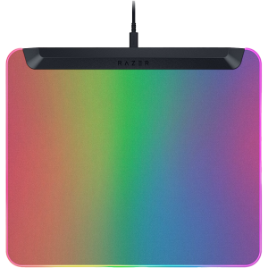 Razer Firefly V2 Pro, Fully Illuminated RGB Gaming Mouse Mat, Edge-to-Edge Backlit Design, 15-Zone Chroma Lighting, Integrated USB 2.0 Port