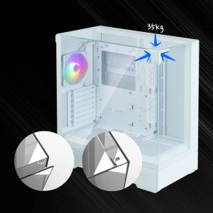 Zalman кутия Case ATX - P40 Prism White