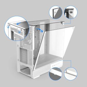 Zalman кутия Case ATX - P40 Prism White