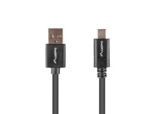 Кабел Lanberg USB-C(M) -> USB-A(M) 2.0 cable 1.8m QC 3.0 BOX, black