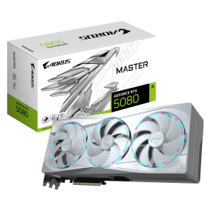 Graphic card GIGABYTE AORUS RTX 5080 MASTER ICE 16GB GDDR7