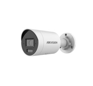 Камера HikVision 4 MP Acusense Smart Hybrid Light Fixed Bullet Network Camera, 4 mm, F1.6, IR, White Light up to 40m, H.265+, IP67, built-in arrayed dual-microphone, built-in memory card slot (up to 512GB), 12Vdc/PoE 7.5W