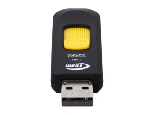 USB памет Team Group C141 32GB, USB 2.0, Жълт