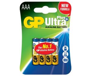 GP Alkaline battery ULTRA PLUS LR03 AAA / 4 pcs. pack / blister 1.5V GP
