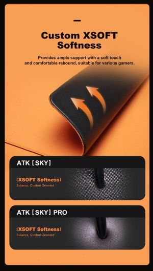 ATK професионален геймърски пад за мишка Gaming Mousepad SKY MINI - Korean Polyurethane, 360 x 300 mm