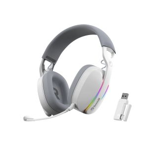 Marvo безжични геймърски слушалки Gaming Headphones Pulz 70W WH - Bluetooth, 2.4G - MARVO-HG9086W-WH