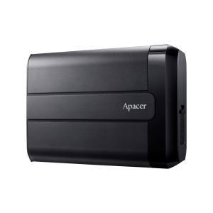 Apacer Външен хард диск Portable Hard Drive AC732 4TB USB 3.2 Gen 1, Military-Grade, Shockproof, IP68, Black