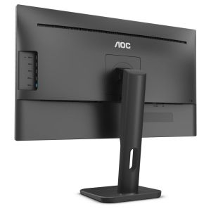 Monitor AOC 24P1, 23.8" Wide IPS LED, 5 ms, 1000:1, 50M:1 DCR, 250 cd/m2, FHD 1920x1080@60Hz, FlickerFree, Lumină albastră scăzută, Înclinare, Ajustare înălțime, Pivotare, pivotare, USB -Sub, DVI, HDMI, DP, Ieșire căști, 2Wx2, Negru