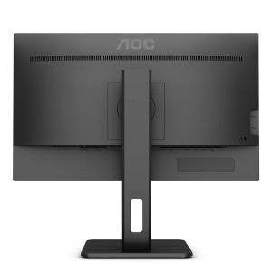 Monitor AOC Q24P2Q, 23,8" IPS WLED, 2560x1440@75Hz, 4ms GtG, 250cd m/2, 1000:1, DCR 50M:1, FlickerFree, lumină albastră scăzută, 2Wx2, înclinare, înălțime, reglare D-SUB, Swivel , HDMI, DP, hub USB