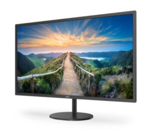 Monitor AOC Q32V4, 31,5" IPS WLED, 2560x1440@75Hz, 4ms GTG, 250cd/m2, 1000:1, 20M:1 DCR, Adaptive Sync, FlickerFree, Low Blue Light, 2Wx2, DP Tilt, HDMI