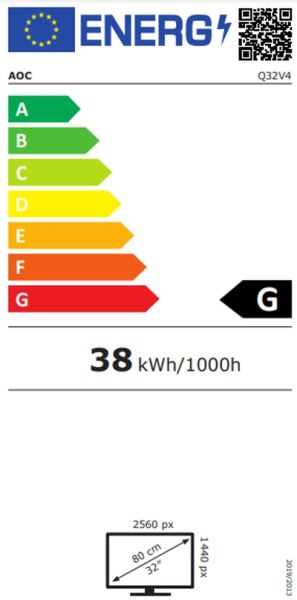 Monitor AOC Q32V4, 31,5