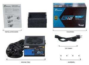 Seasonic PSU 750W Gold - G12 GC-750 V2 - SSP-750RT2