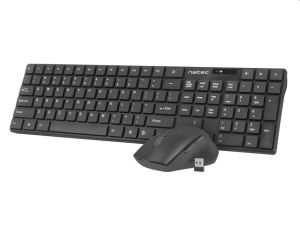 Комплект Natec Set 2 in 1 Keyboard + Mouse Wireless US Layout