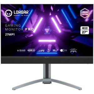 LORGAR 27MP1, UHD MiniLED Gaming Monitor Pro, 27'' (3840*2160) fast IPS flat monitor, black/milky grey