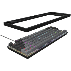 LORGAR Azar 514TKL, Wired RGB mechanical gaming keyboard, black, EN layout