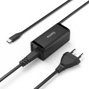 HAMA Зарядно за лаптоп USB-C PD, GaN, 5-20V/45 W