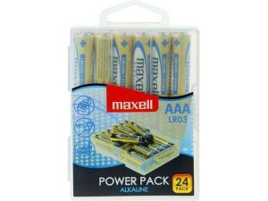 MAXELL Alkaline batteries LR03 1,5V AAА 24 pcs. blister PVC case MAXELL