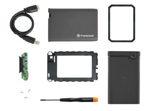 Case for hard disk Transcend 0GB StoreJet2.5" conversion kit, Rubber housing