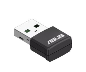 Адаптер Asus USB Adapter, USB-AX55 Nano, AX1800, Dual-Band, USB 2.0 x1, OFDMA, MU-MIMO