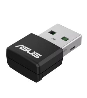 Адаптер Asus USB Adapter, USB-AX55 Nano, AX1800, Dual-Band, USB 2.0 x1, OFDMA, MU-MIMO