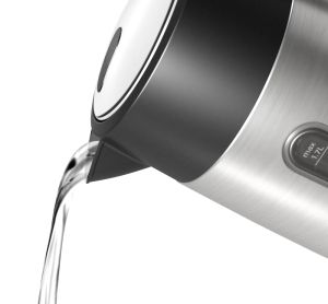 Електрическа кана Bosch TWK4P440, Kettle, DesignLine, 2000-2400 W, 1.7 l,  OneCup function, Stainless steel