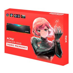 Памет ADATA LANCER RGB 32GB (2x16GB) DDR5 6000 MHz U-DIMM Black