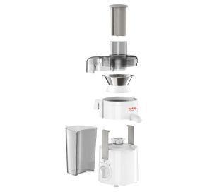 Juicer Tefal ZE370138 Frutelia+, plastic, white