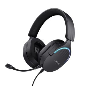 Headphones TRUST TRUST GXT490 Fayzo 7.1 USB Headset Black