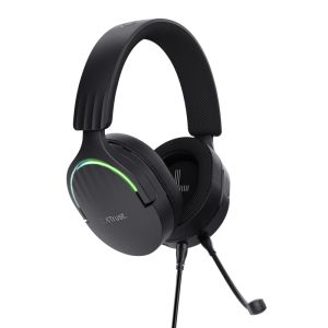 Headphones TRUST TRUST GXT490 Fayzo 7.1 USB Headset Black
