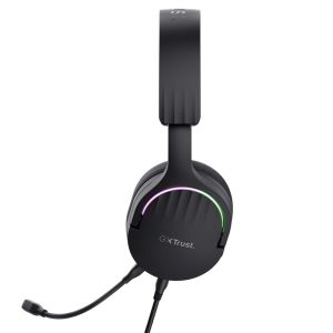Headphones TRUST TRUST GXT490 Fayzo 7.1 USB Headset Black