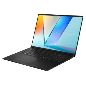 Лаптоп Asus Vivobook S M5606KA-RI073,AMD KRACKAN-8C/BGA,16 "OLED WQXGA+(WQ+) 2880X1800 16:10 Bend+400nits(HDR) Glare120 Hz,24GB LPDDR5X (on BD),1TB SSD,Backlit Chiclet Keyboard 1-Zone RGB with Num-key, No OS,Neutral Black, AI PC +Backpack