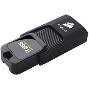 Corsair Flash Voyager Slider X1 USB 3.0 64GB, Capless Design, Read 130MBs, Plug and Play
